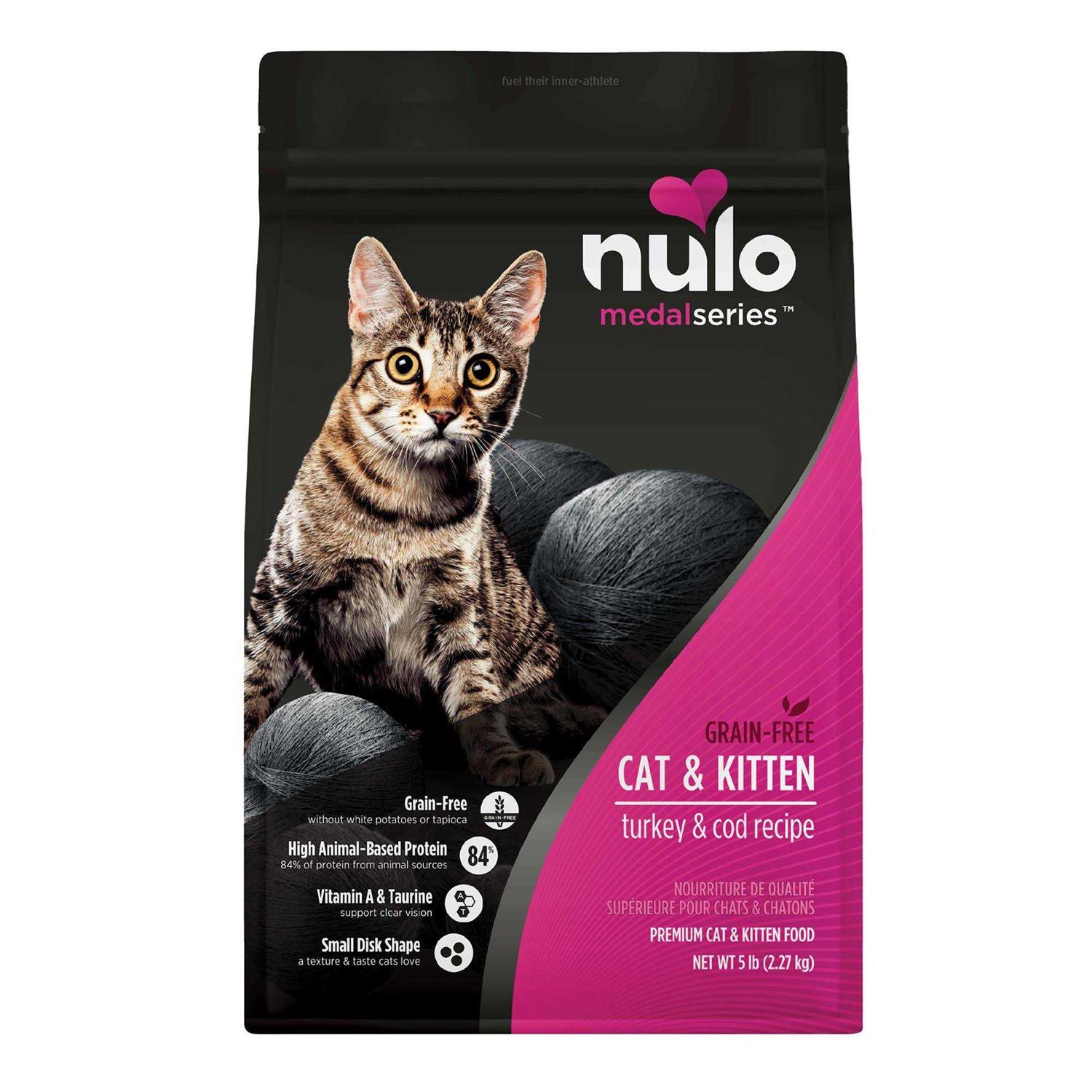 Nulo MedalSeries Grain-Free Turkey & Cod Dry Cat & Kitten Food - Pet Supplies online store
