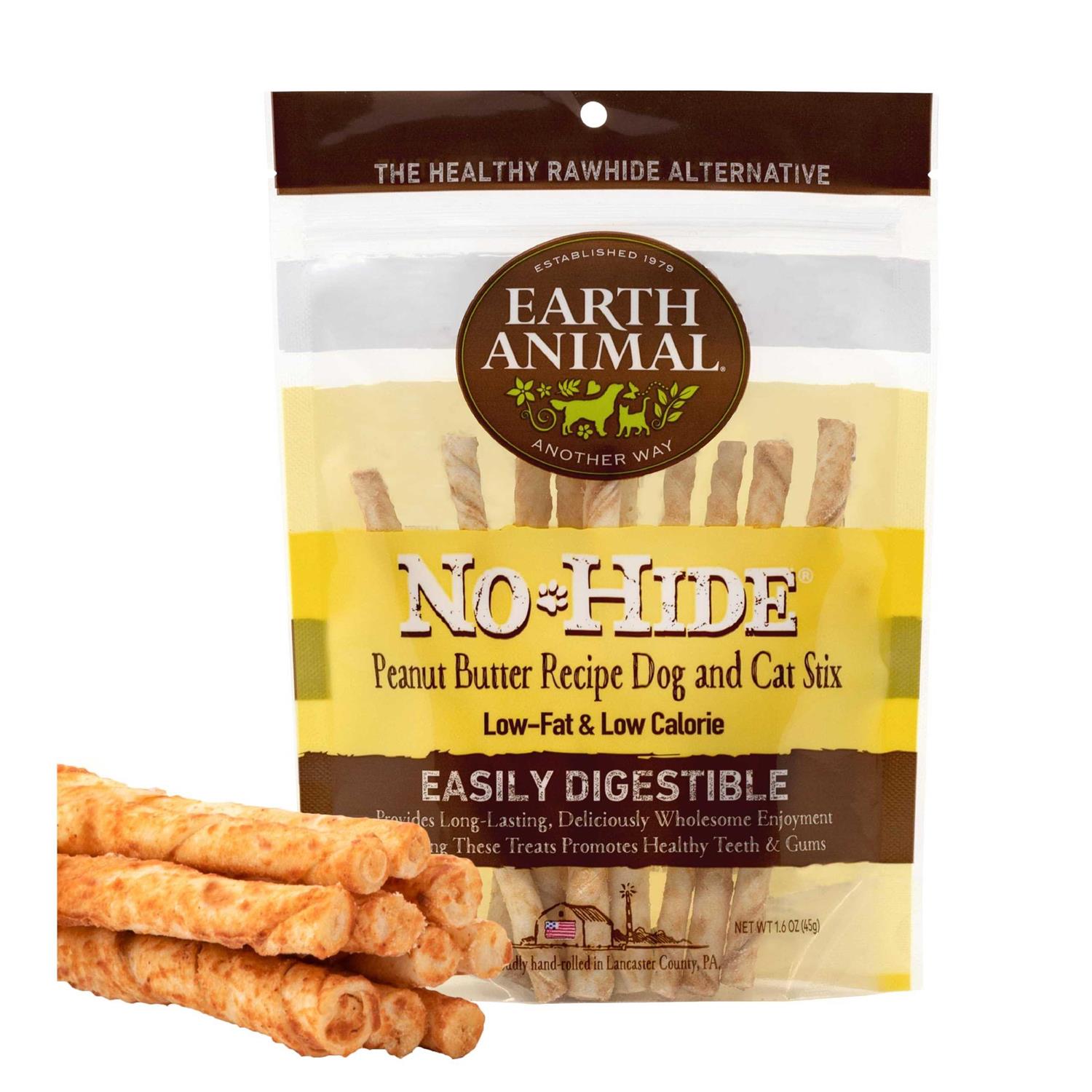 Earth Animal No Hide Peanut Butter Stix - Pet Supplies online store