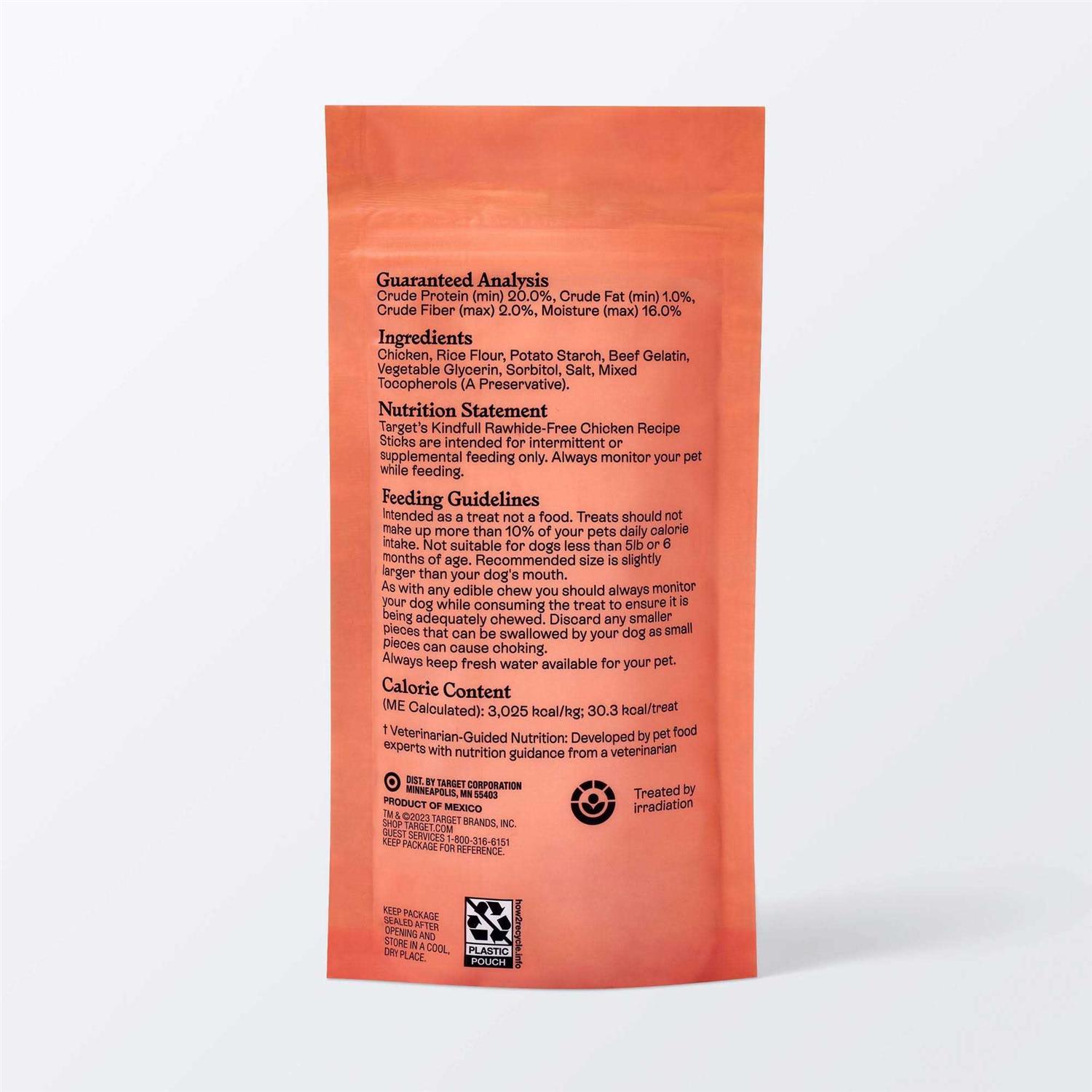 Kindfull Rawhide-Free Recipe Stick Dog Treat - Pet Supplies online store