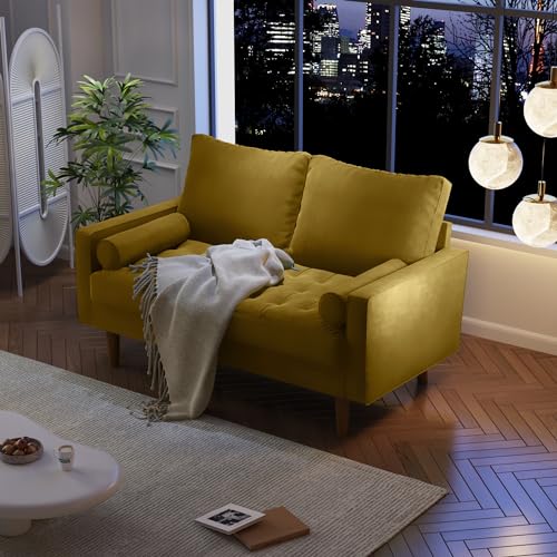 Couches for Living Room 58'' Small Couch for Small Spaces Loveseat Small Couch for Bedroom Comfy Sofas for Living Room,Office,and Apartment,Teal Blue