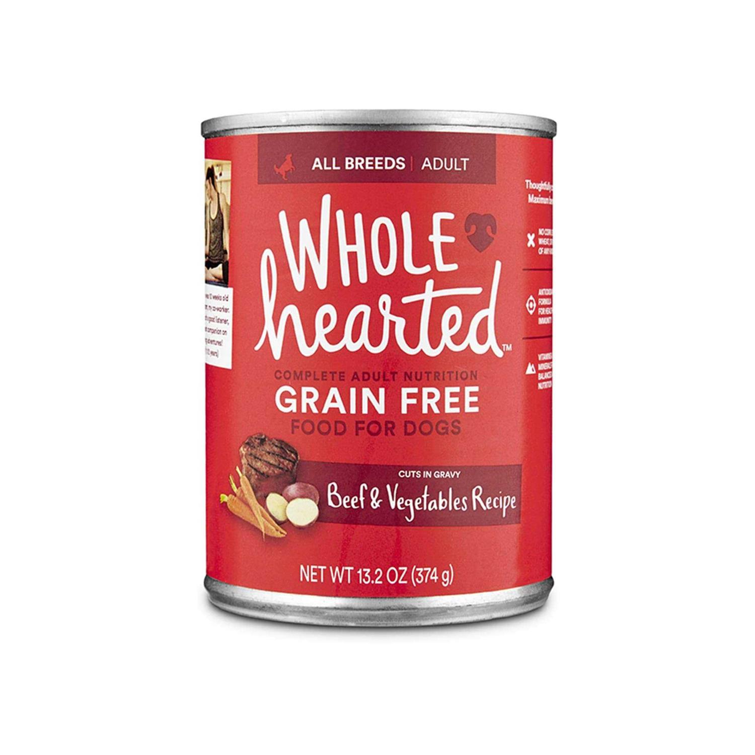 WholeHearted Grain Free Adult Beef and Vegetable Recipe Wet Dog Food - Pet Supplies online store