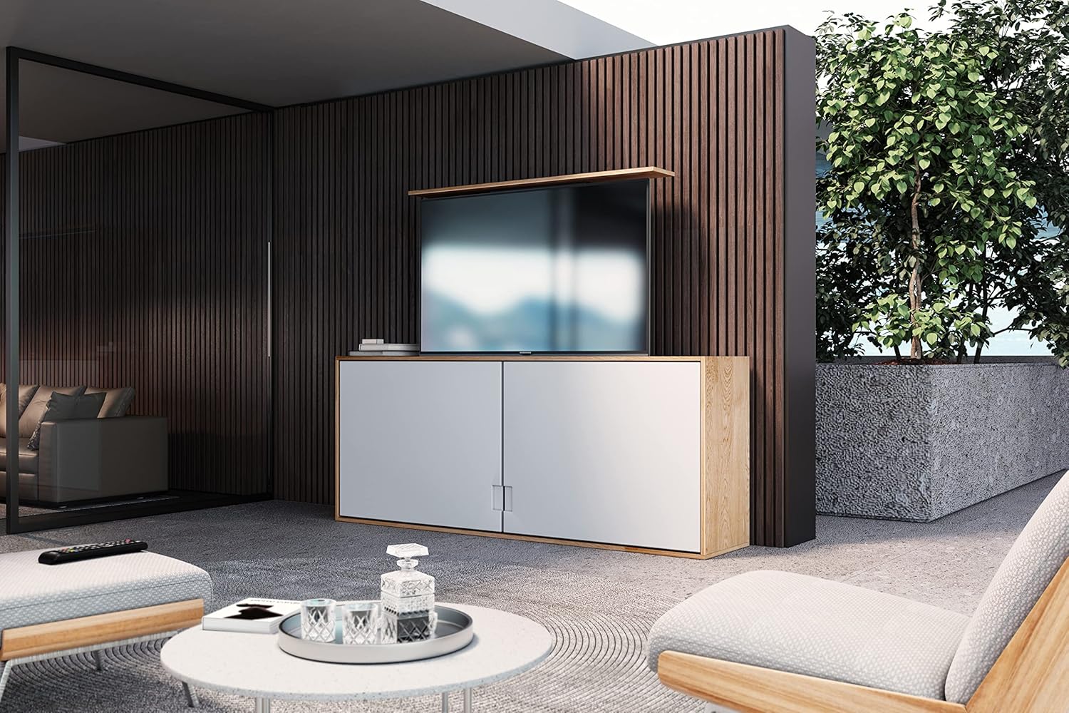 ynVISION.DESIGN Motorized TV Lift Mount for 37