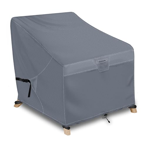 Outdoor Swivel Lounge Chair Cover, Patio Swivel Chair Cover, Furniture for Chair Waterproof Heavy Duty Covers, Patio Furniture for Chair (39 W x 37 D 38.5 H inches) (1 Pack)