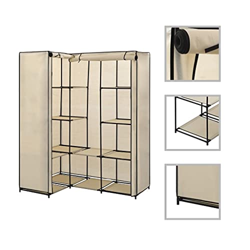 Corner Wardrobe Cream 51.2