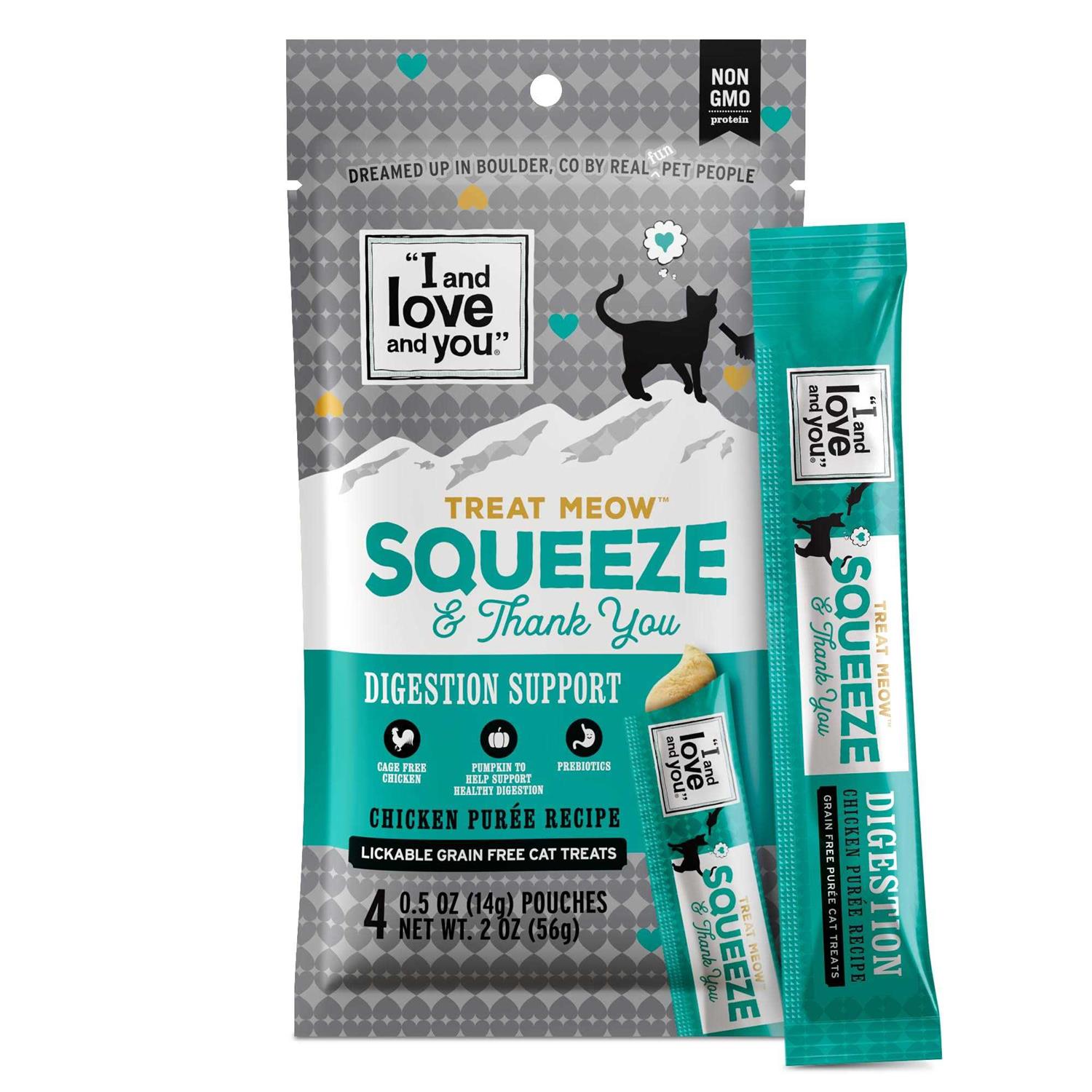 I and Love and You Treat Meow Support Puree Lickable Cat Treats - Pet Supplies online store