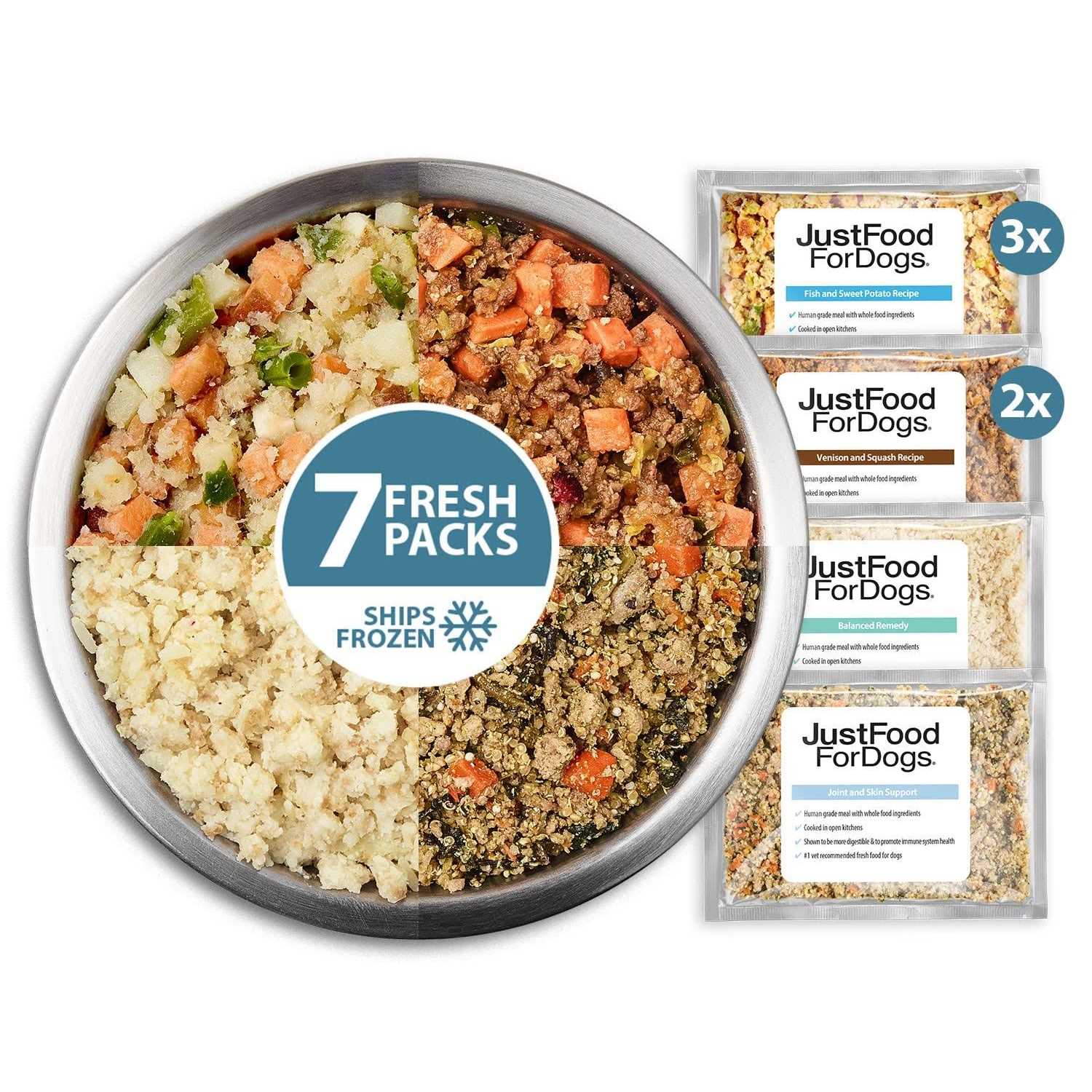 JustFoodForDogs Frozen Fresh Dog Food Human - Pet Supplies online store