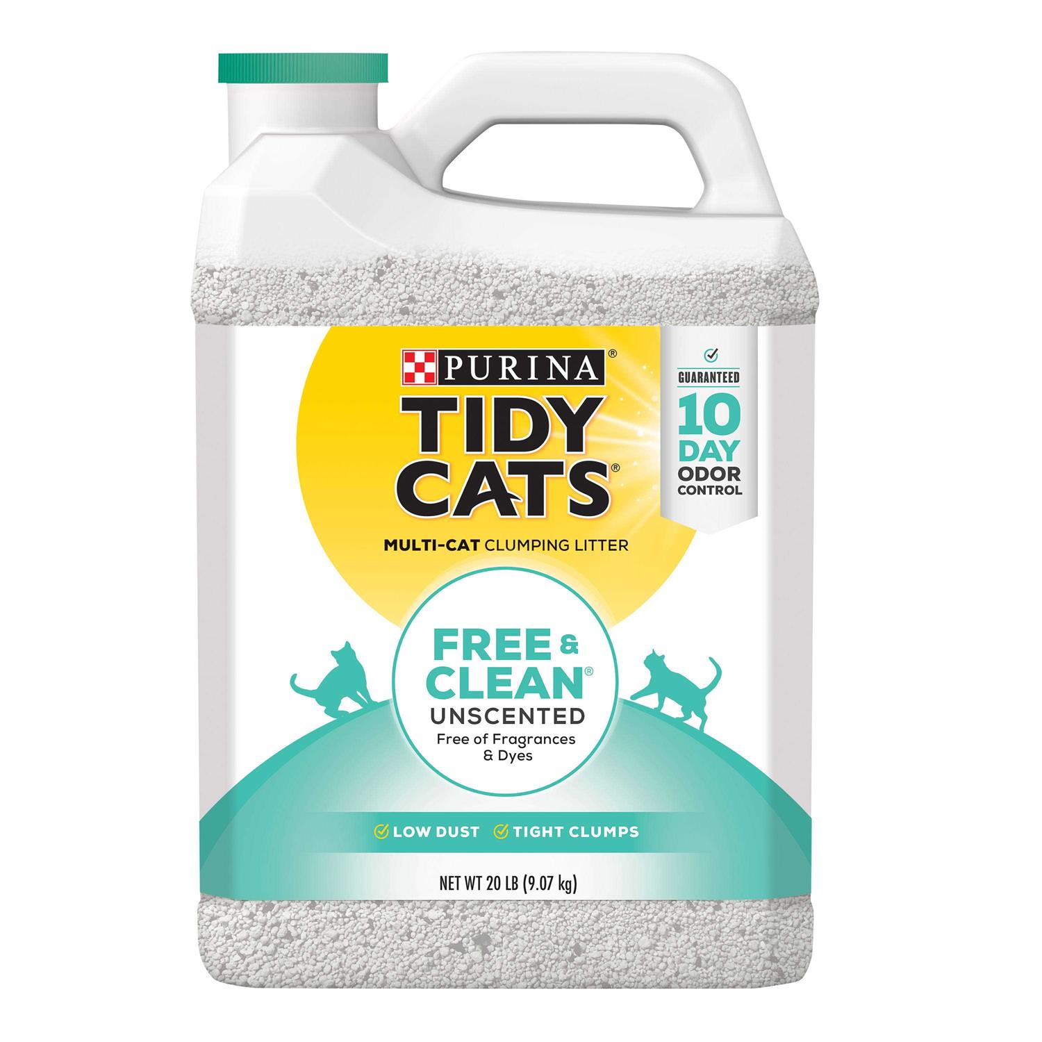 Purina Tidy Cats Free & Clean Clumping Cat Litter Unscented - Pet Supplies online store