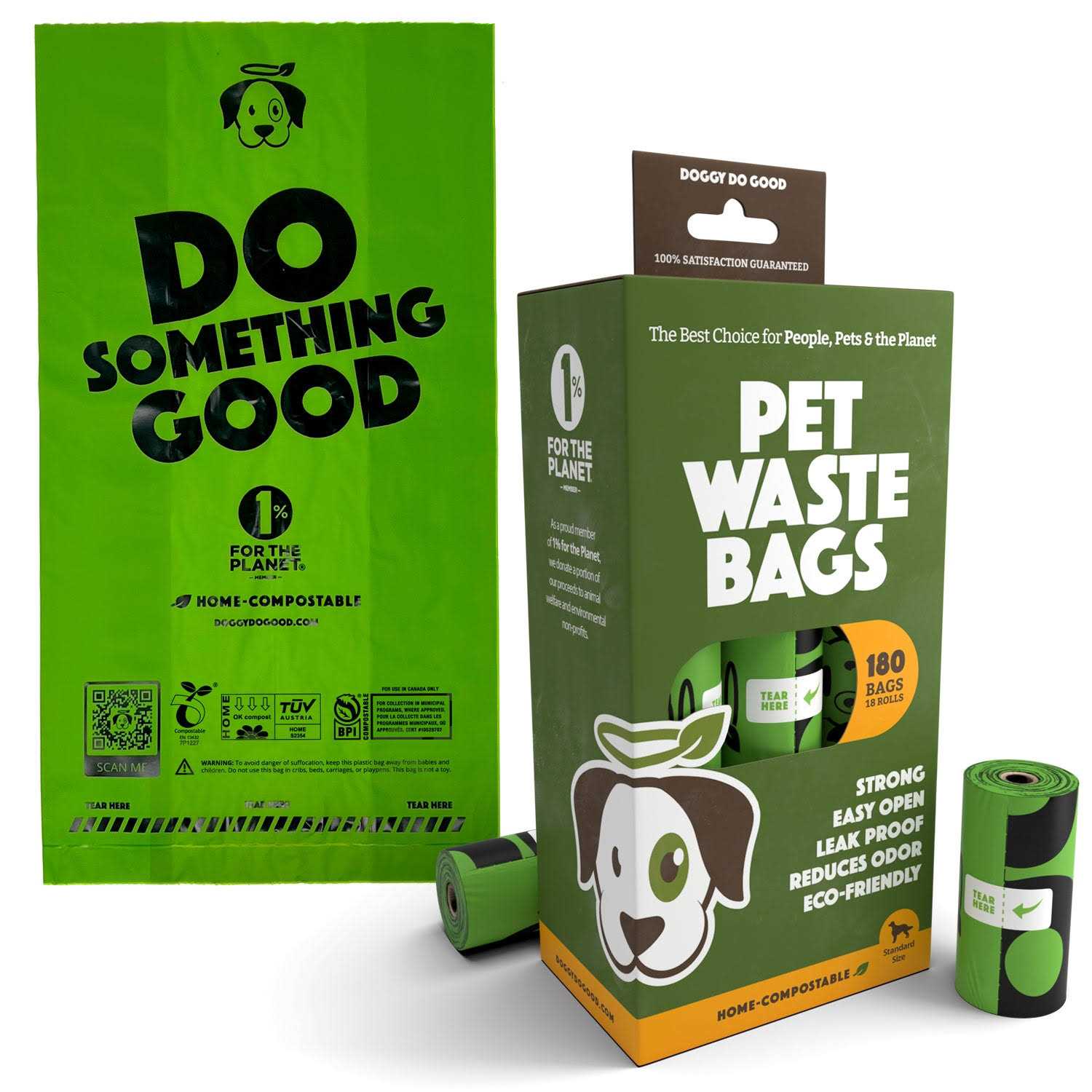 Doggy Do Good Poop Bags Dog Waste Bags Unscented - Pet Supplies online store