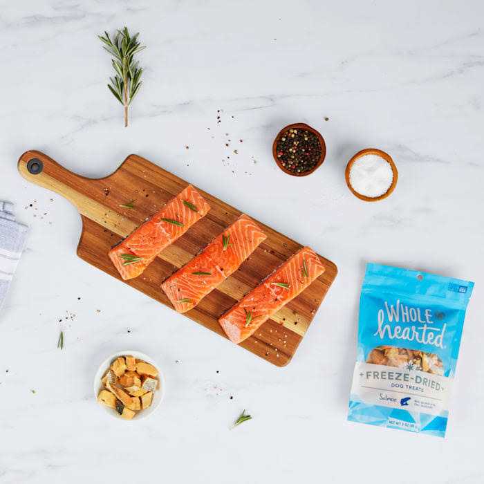 WholeHearted Salmon Freeze Dried Dog Treats - Pet Supplies online store