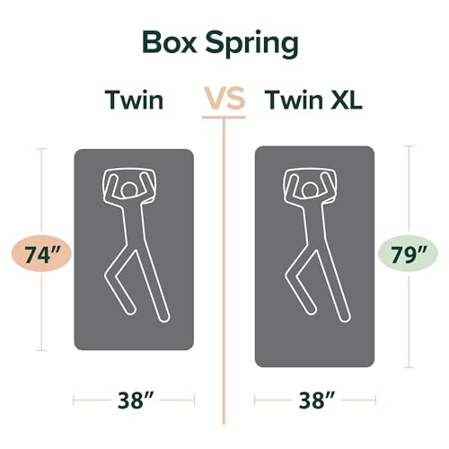 ZINUS 9 Inch Metal Smart Box Spring / Mattress Foundation / Strong Metal Frame / Easy Assembly, Twin