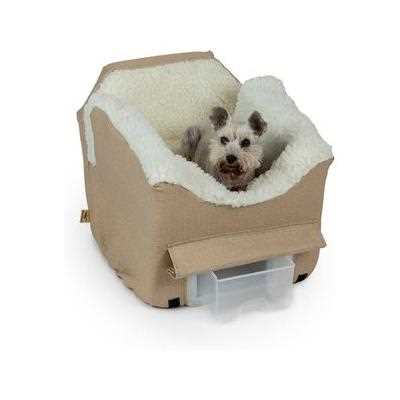 Snoozer Lookout II Dog Car Seat in Khaki, Size: 17L x 15W 19H | PetSmart - Pet Supplies online store