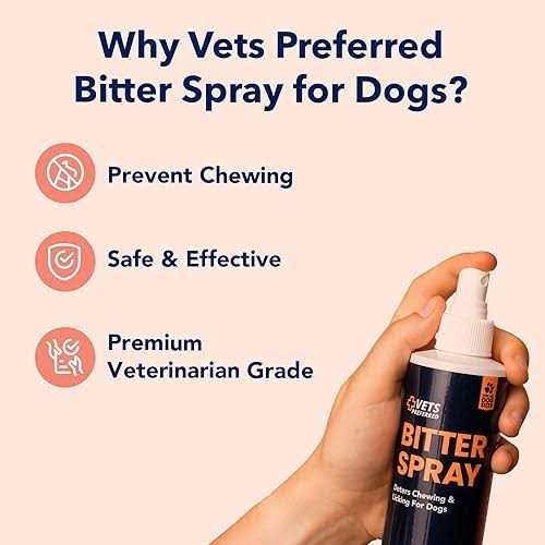 Vets Preferred Advanced Bitter Spray for Dogs - Pet Supplies online store