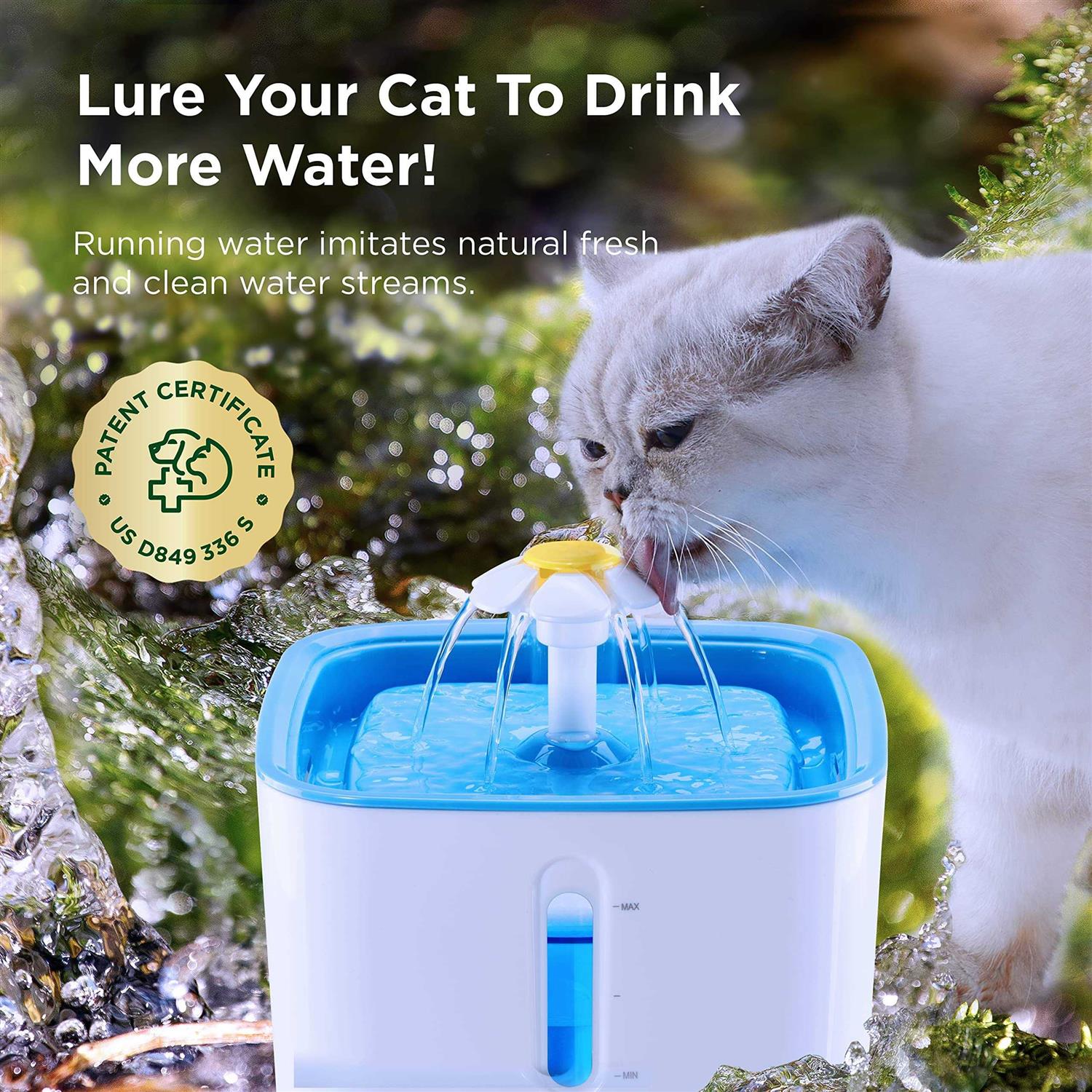 Ciays Cat Water Fountain Automatic Pet Water Fountain - Pet Supplies online store
