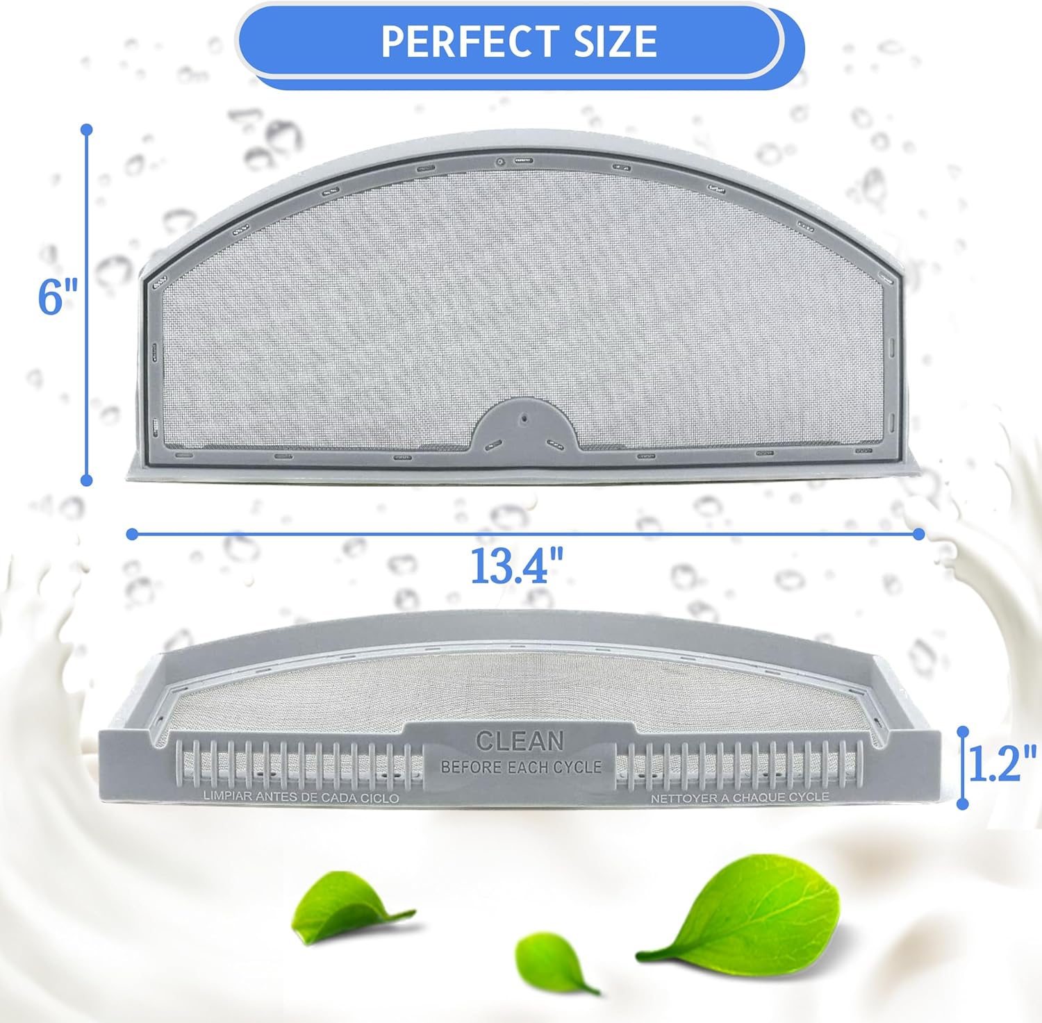 Dryer Lint Screen Replacement For GE Gas Dryer GTD33EASK0WW GTD65EBSJ2WS HTX24EASK0WS GTD33GASK0WW GTD42EASJ0WW GTD42EAGA GTD65EBSJ0WS GTD45EASJ1WS GTD65EBSJ1WS GTD42EASJ2WW GTD45GASJ0WS Etc