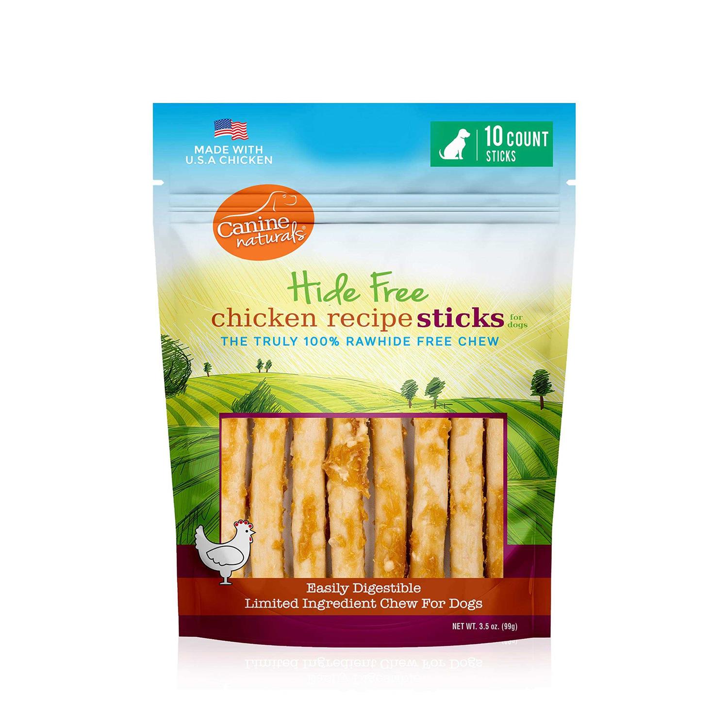 Canine Naturals Hide Free Chicken Recipe Stick Dog Chew - Pet Supplies online store