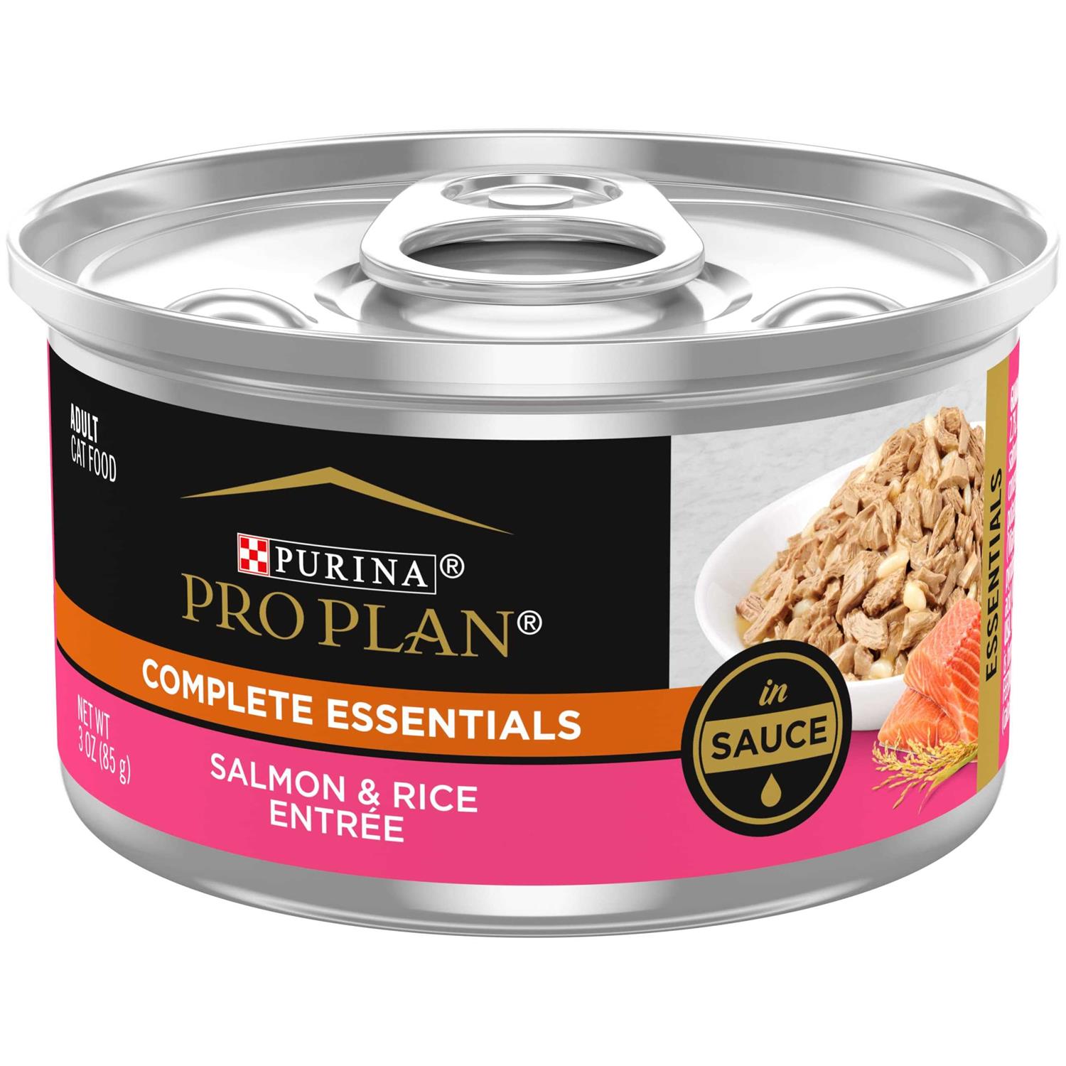 Purina Pro Plan Savor Adult Cat Food Salmon & Rice Entree in Sauce - Pet Supplies online store