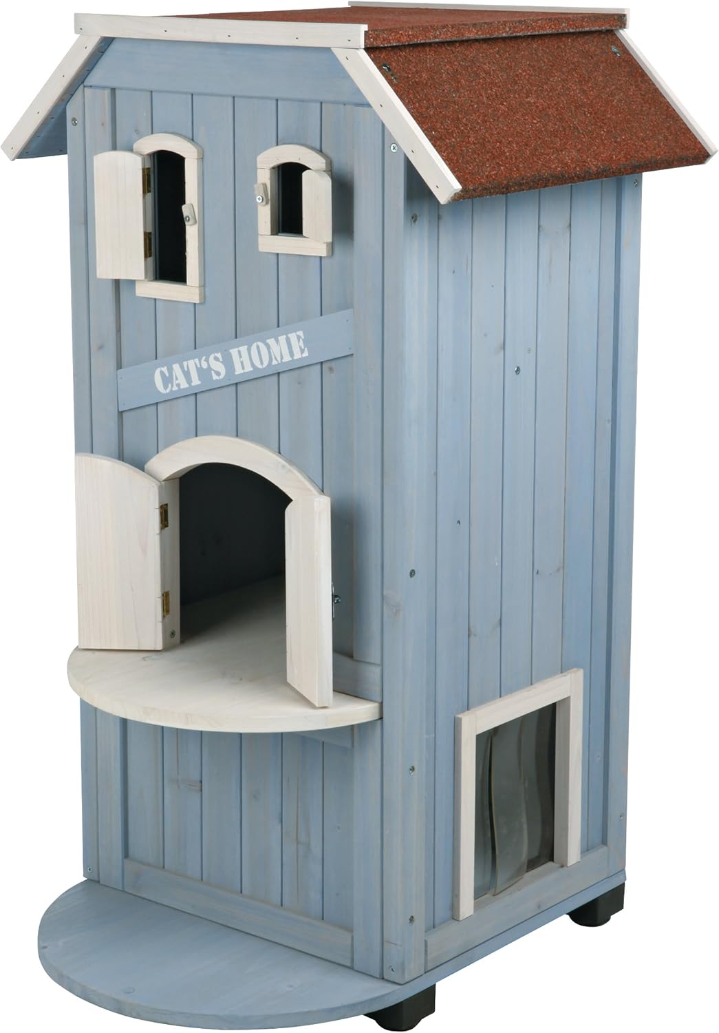 TRIXIE Pet Products 3-Story Cat's House , 22 x 23 x 37 in.