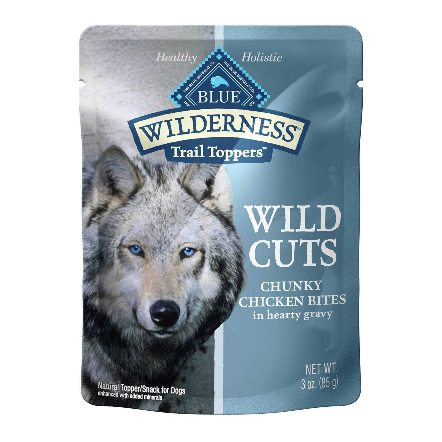 Blue Buffalo Wilderness Trail Toppers Dog Food Wild Cuts Bites - Pet Supplies online store