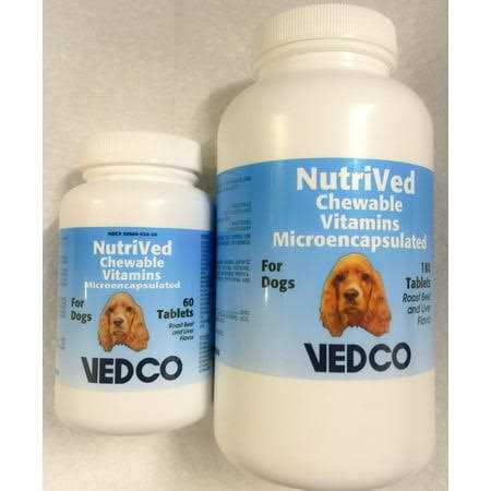 Vedco NutriVed Chewable Vitamins for Dogs 180 Tablets - Pet Supplies online store