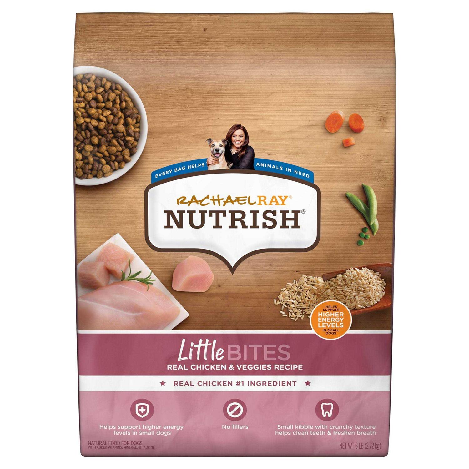 Rachael Ray Nutrish Little Bites Real Chicken & Veggies Recipe Dry Dog Food - Pet Supplies online store