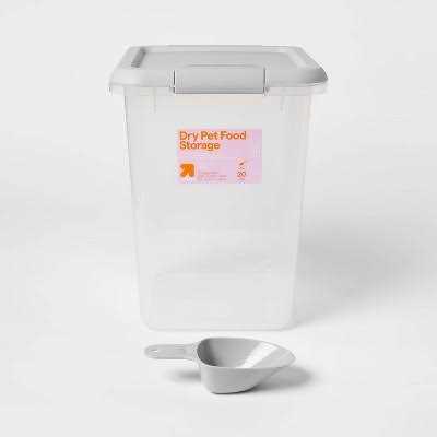 up & up Pet Food Storage Tub with Built-in Scoop - Pet Supplies online store