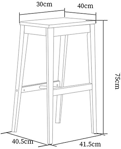 Bar Stools Barstools Fashion Creative Bar Chair Home Backrest High Chair Lift Rotating High Stool Breakfast Stool Restaurant Lift Stool Comfortable, 75cm