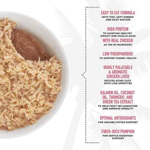 Tiki Cat Silver Chicken & Salmon Mousse/Shreds - Pet Supplies online store