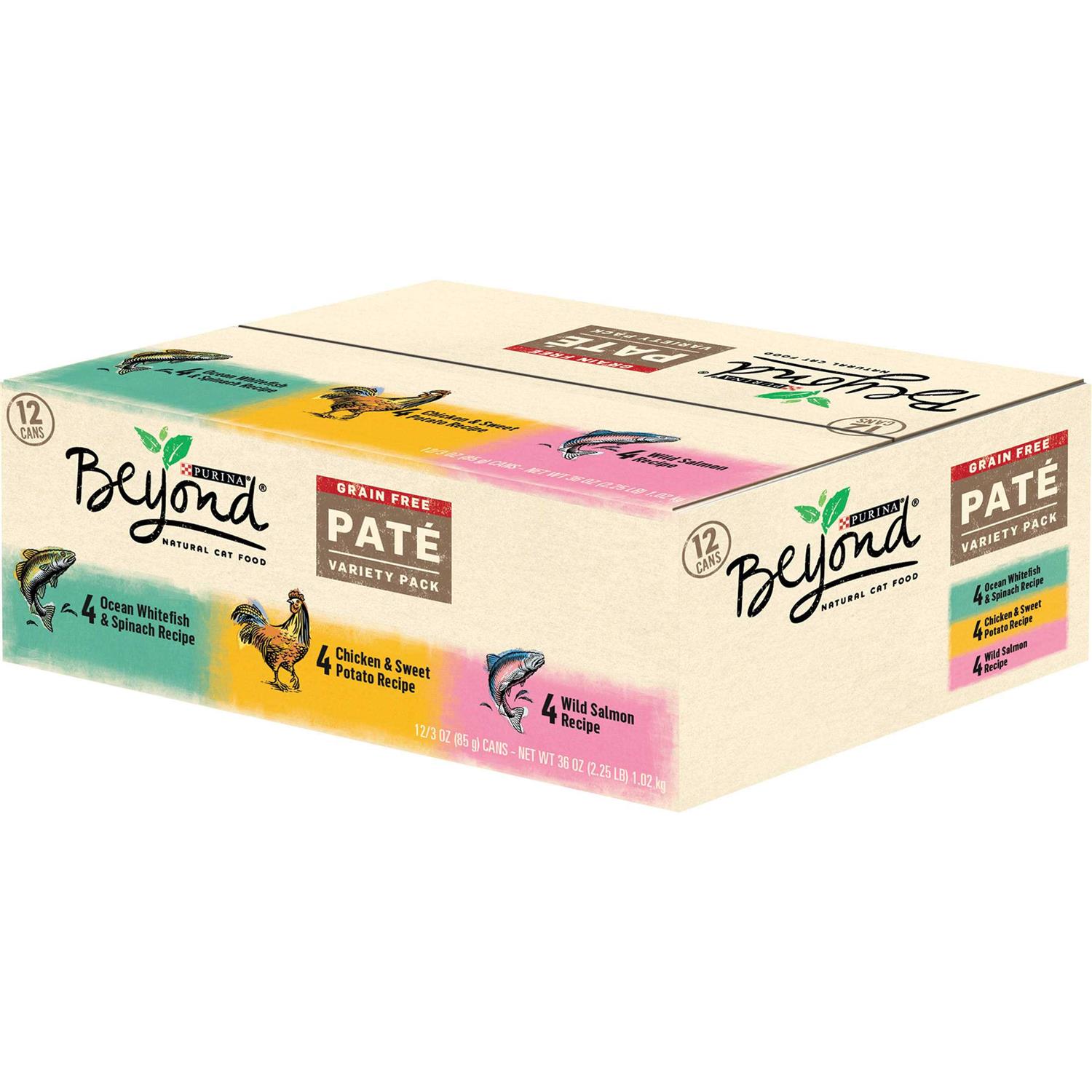 Purina Beyond Grain Free Wet Cat Food Pate Variety Pack - Pet Supplies online store