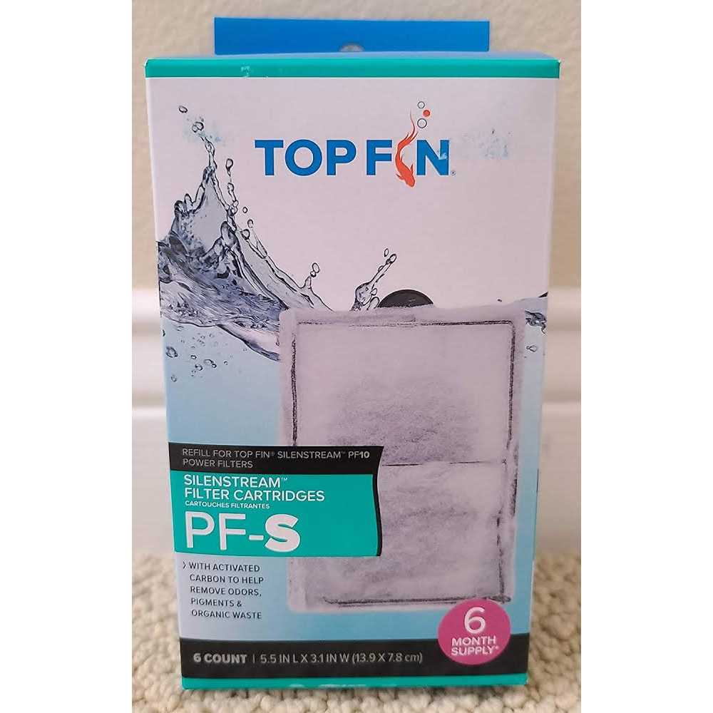 Top Fin Silenstream PF-S Small Filter Cartridges Refill for PF10 Power Filters - Pet Supplies online store