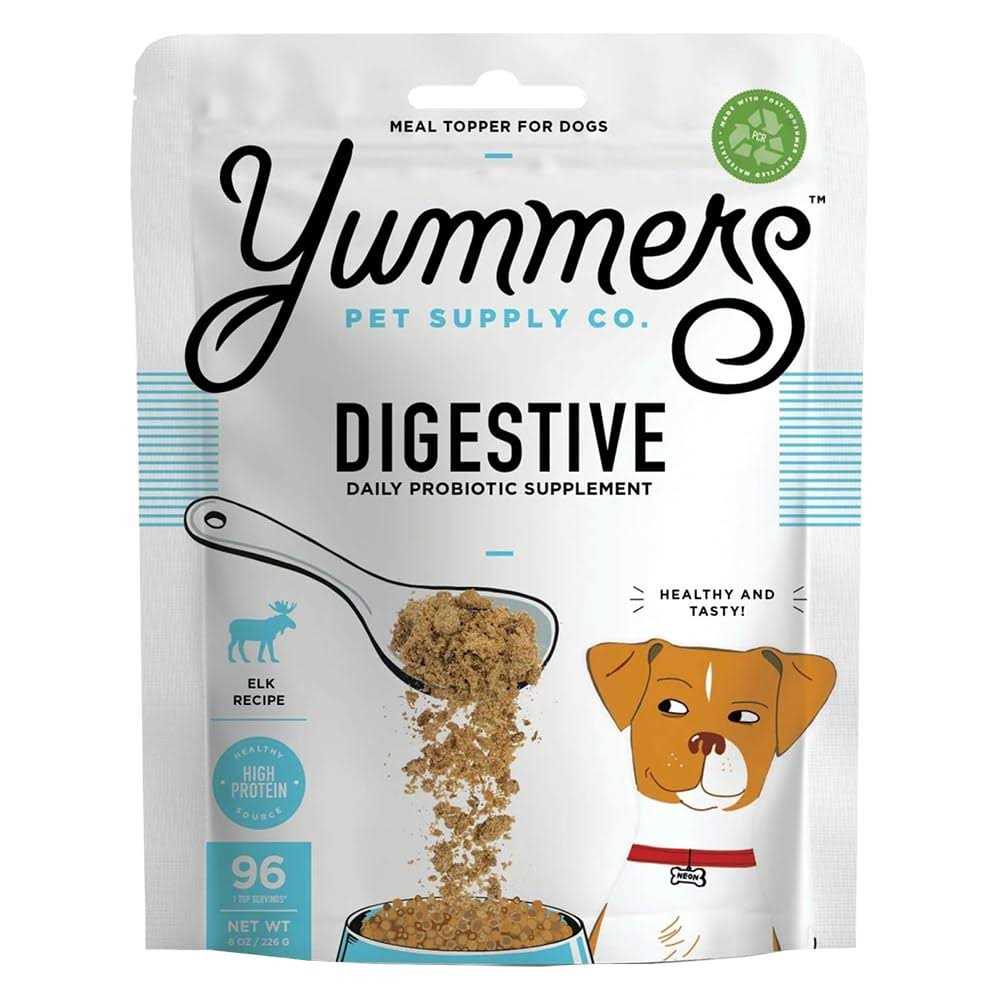 Yummers Digestive Functional Mix-Ins Elk Dog Food Topper - Pet Supplies online store