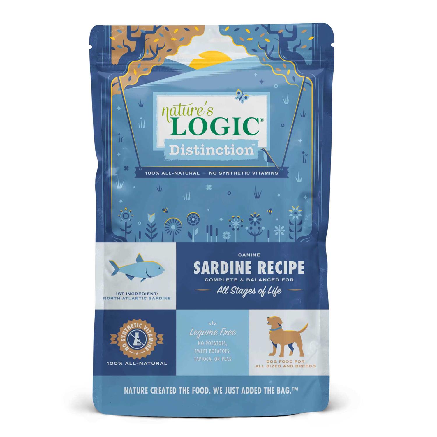 Nature's Logic Distinction Sardine Recipe Dry Dog Food - Pet Supplies online store