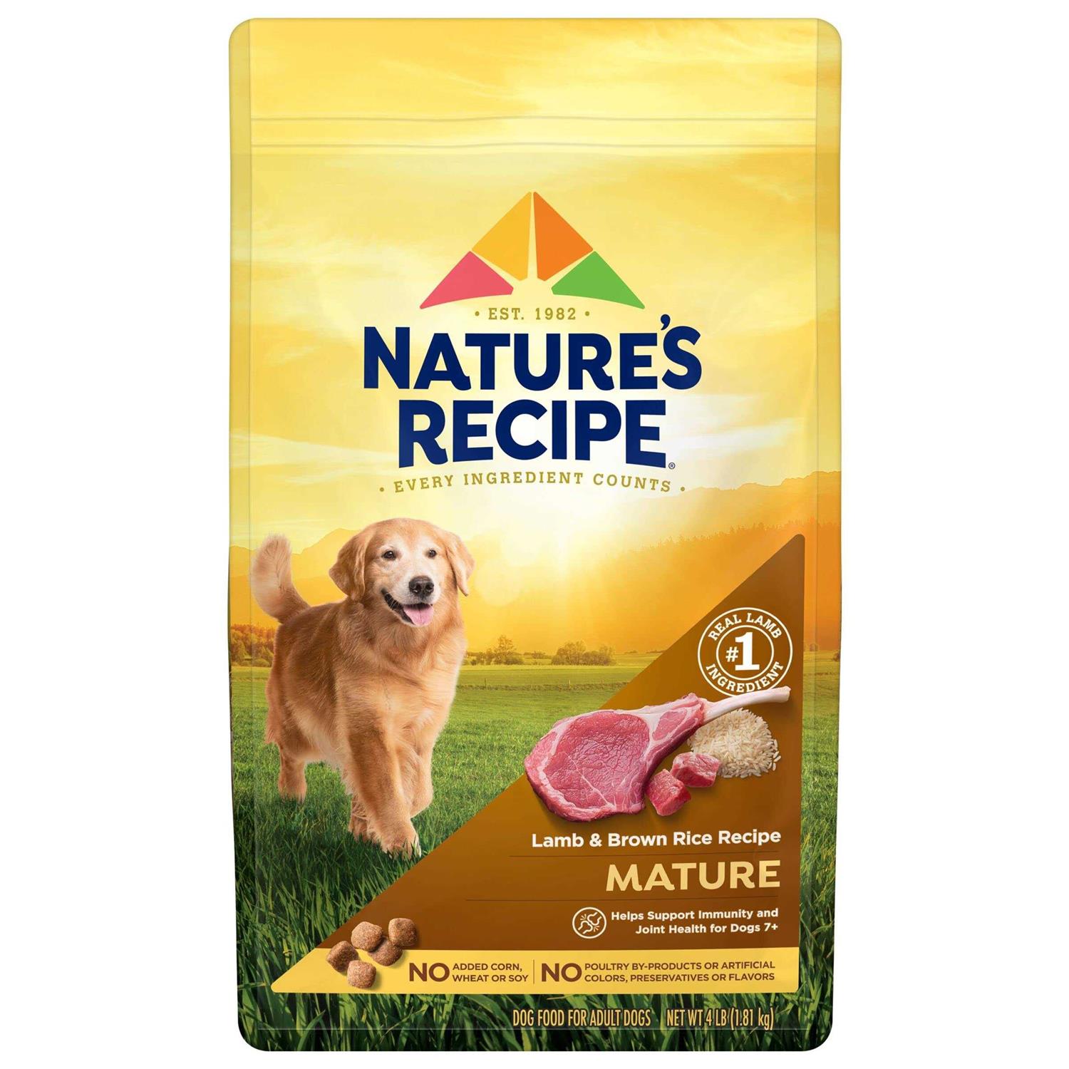 Nature's Recipe Mature Dry Dog Food - Pet Supplies online store