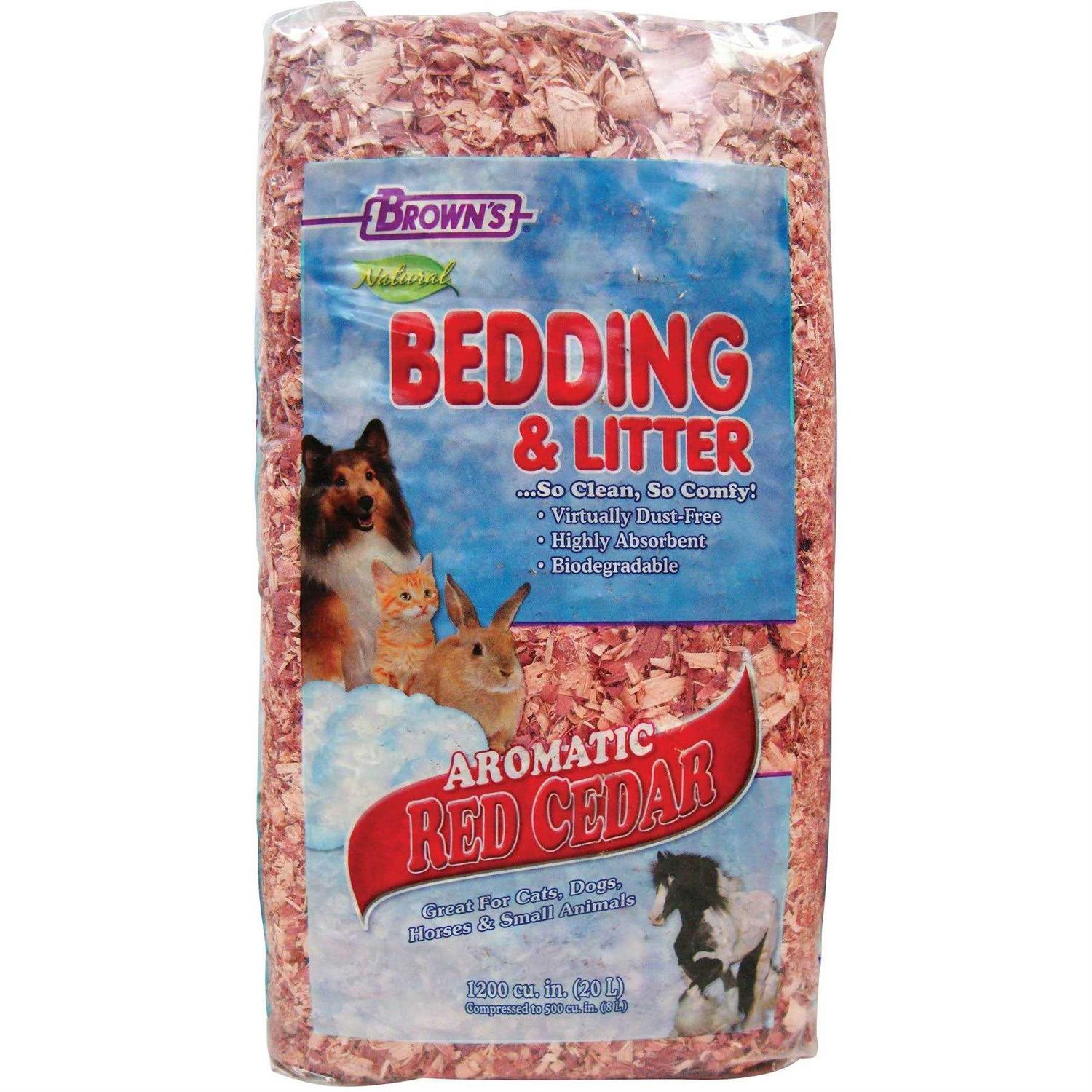 Brown's Red Cedar Bedding - Pet Supplies online store
