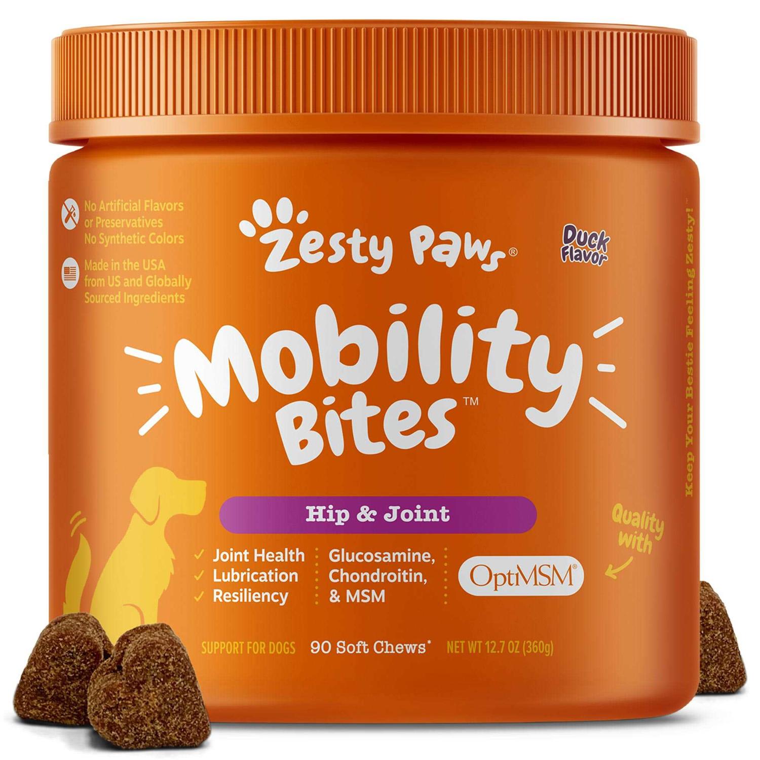 Zesty Paws Hip & Joint Mobility Bites for Dogs - Pet Supplies online store