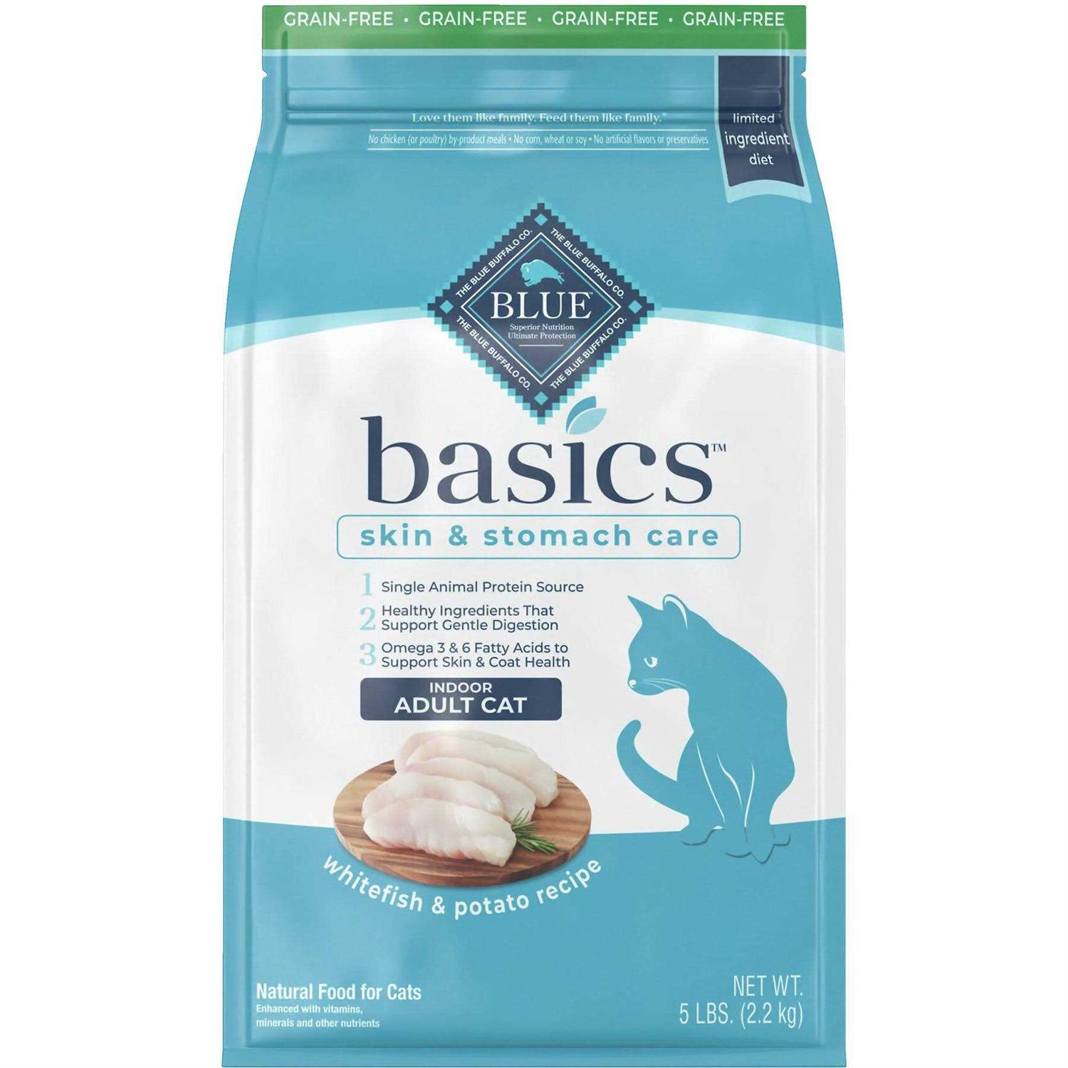 BLUE Basics Grain-Free Adult Indoor Dry Cat Food - Pet Supplies online store