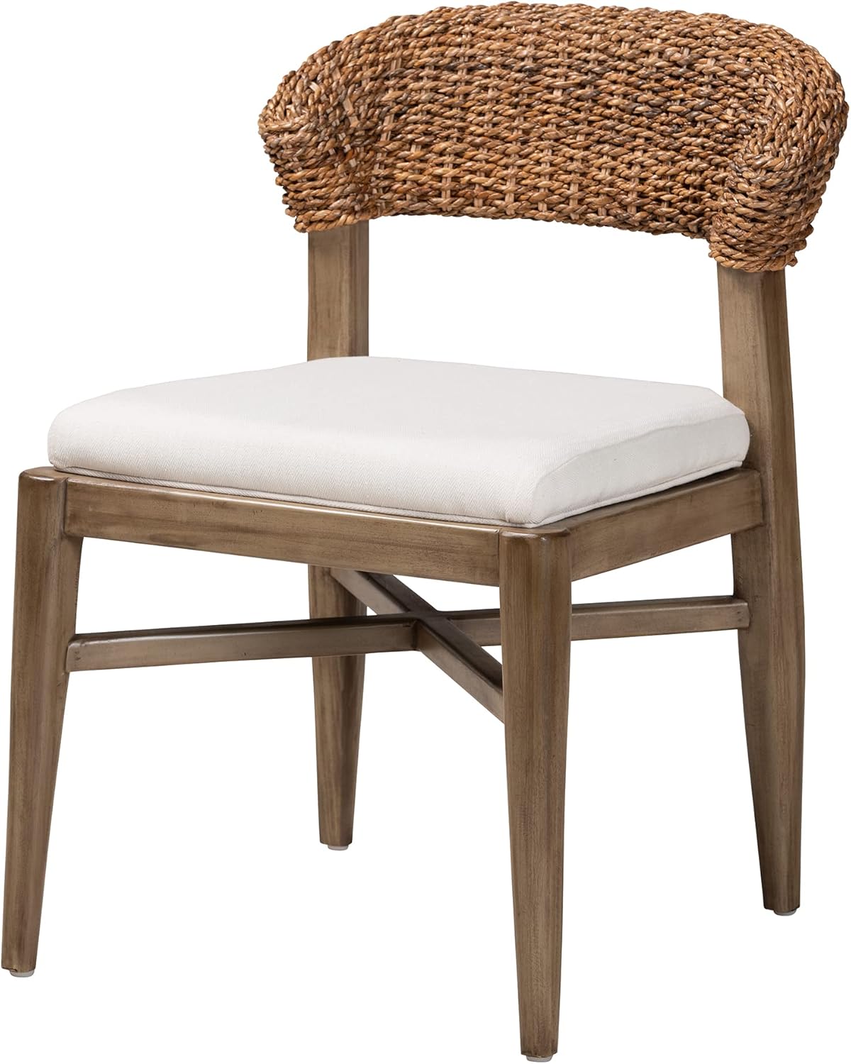 Baxton Studio Chloe Natural Seagrass Dining Chair, One Size