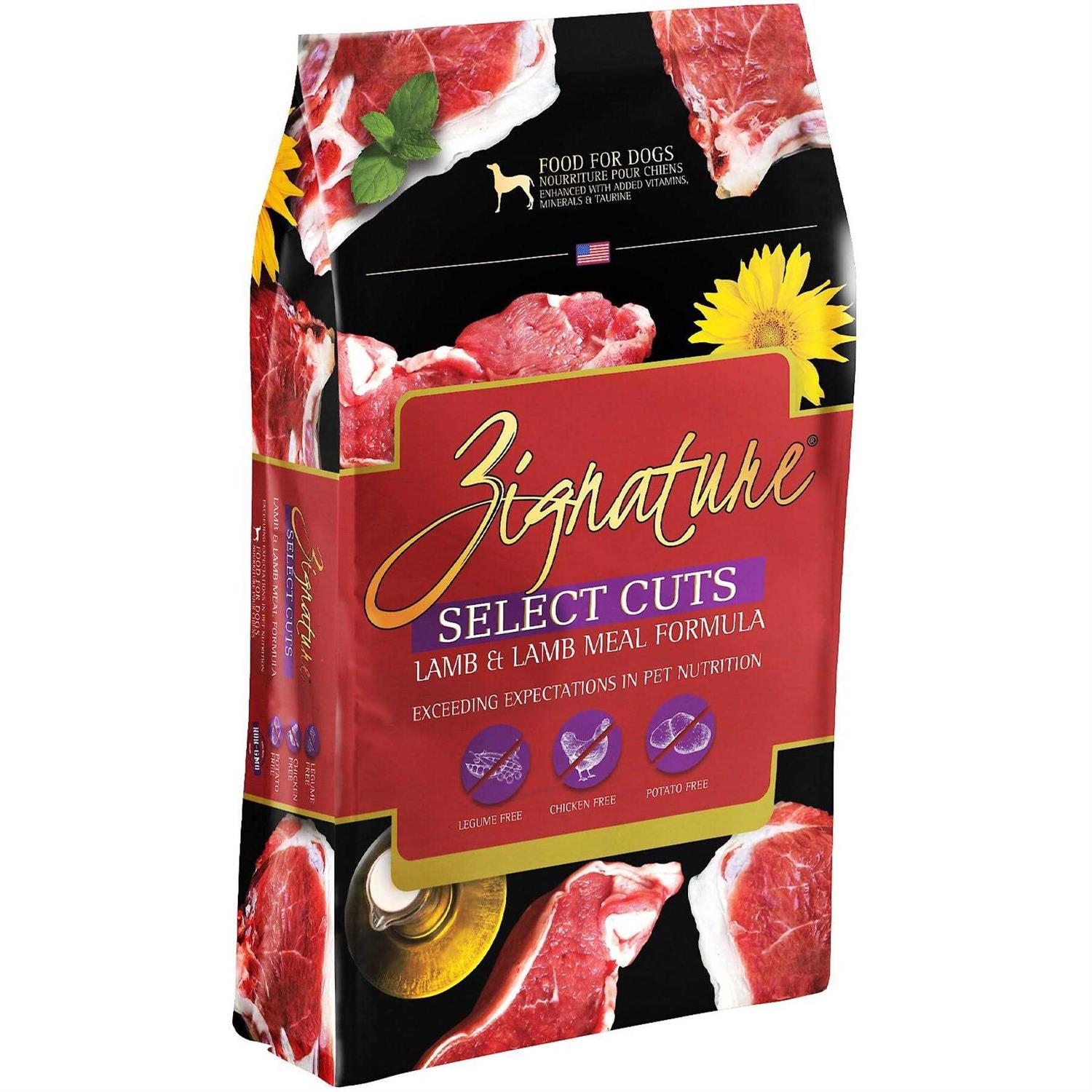 Zignature Select Cuts Lamb Formula Dry Dog Food - Pet Supplies online store