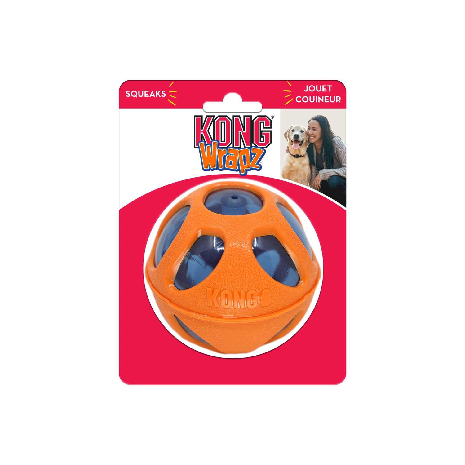 Kong Wrapz Ball Dog Toy - Pet Supplies online store