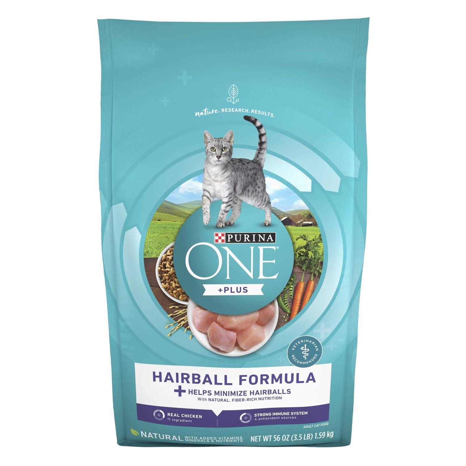 Purina ONE Hairball Formula Adult Dry Cat Food - Pet Supplies online store