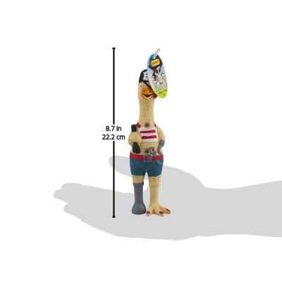 Ruffin' It Captain Jack Rubber Chicken Dog Toy - Pet Supplies online store