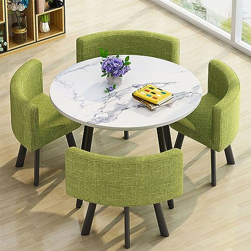 Office Reception Room Club Table, Table And Chair Set, Negotiation Table Sales Office Shops Meetings Small Round Tables, Nordic Negotiation Table And Chair, Business Conference Room Coffee Table ( Col