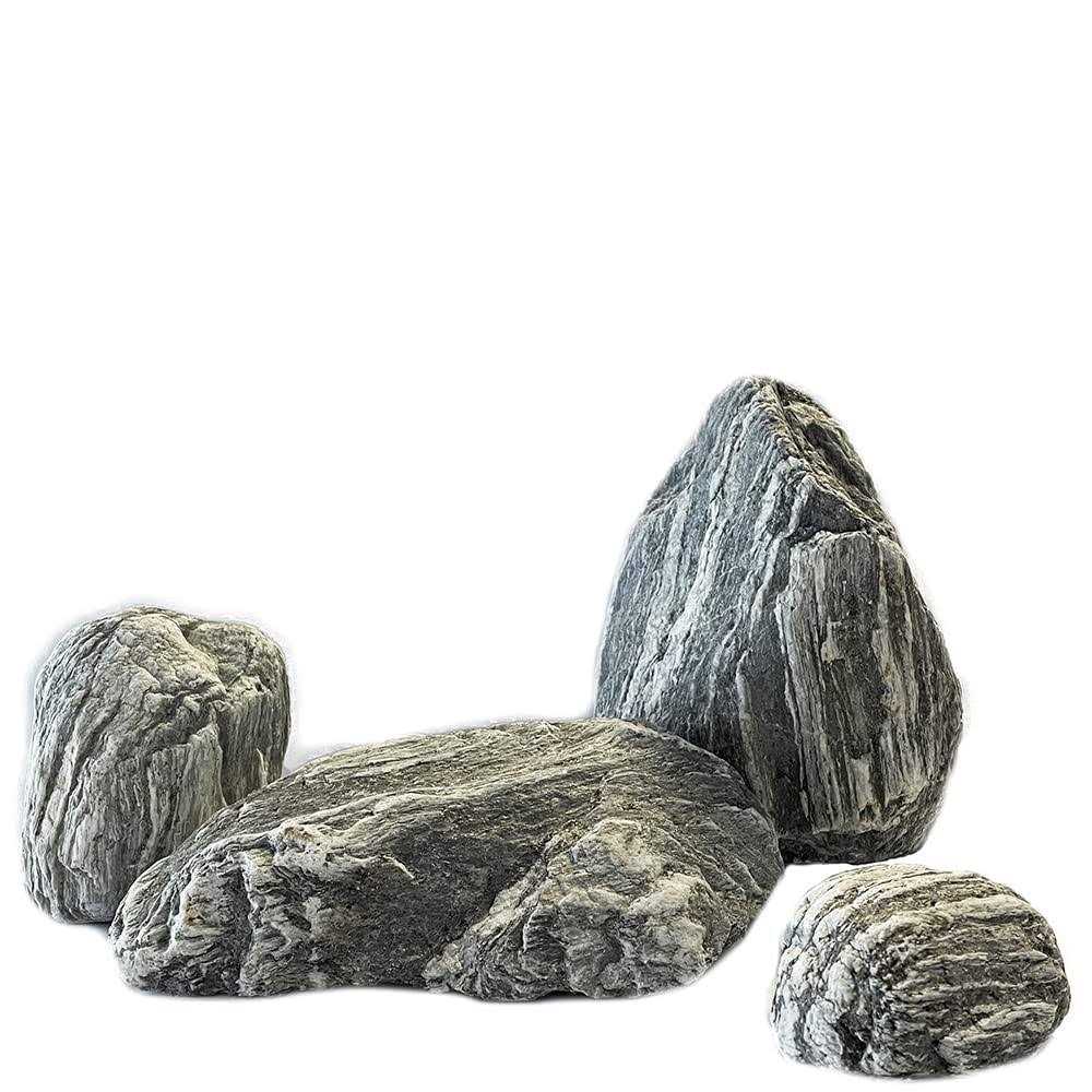 AquaNatural 15lb Silver Alpine Rock Mountain Stone for Aquariums, aquascaping, terrariums and vivariums,Silver - Pet Supplies online store