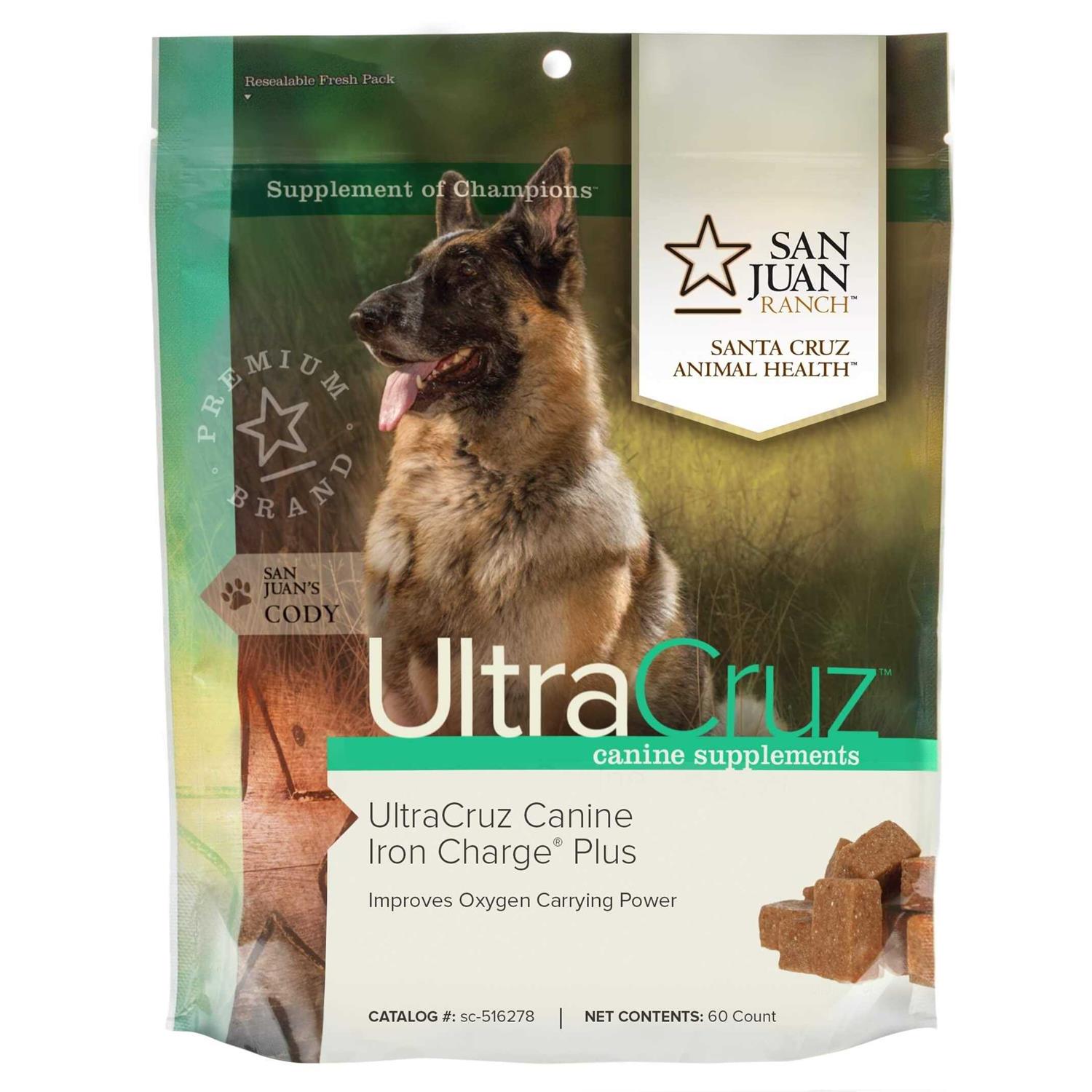 UltraCruz Canine Iron Charge Plus Supplement for Dogs - Pet Supplies online store