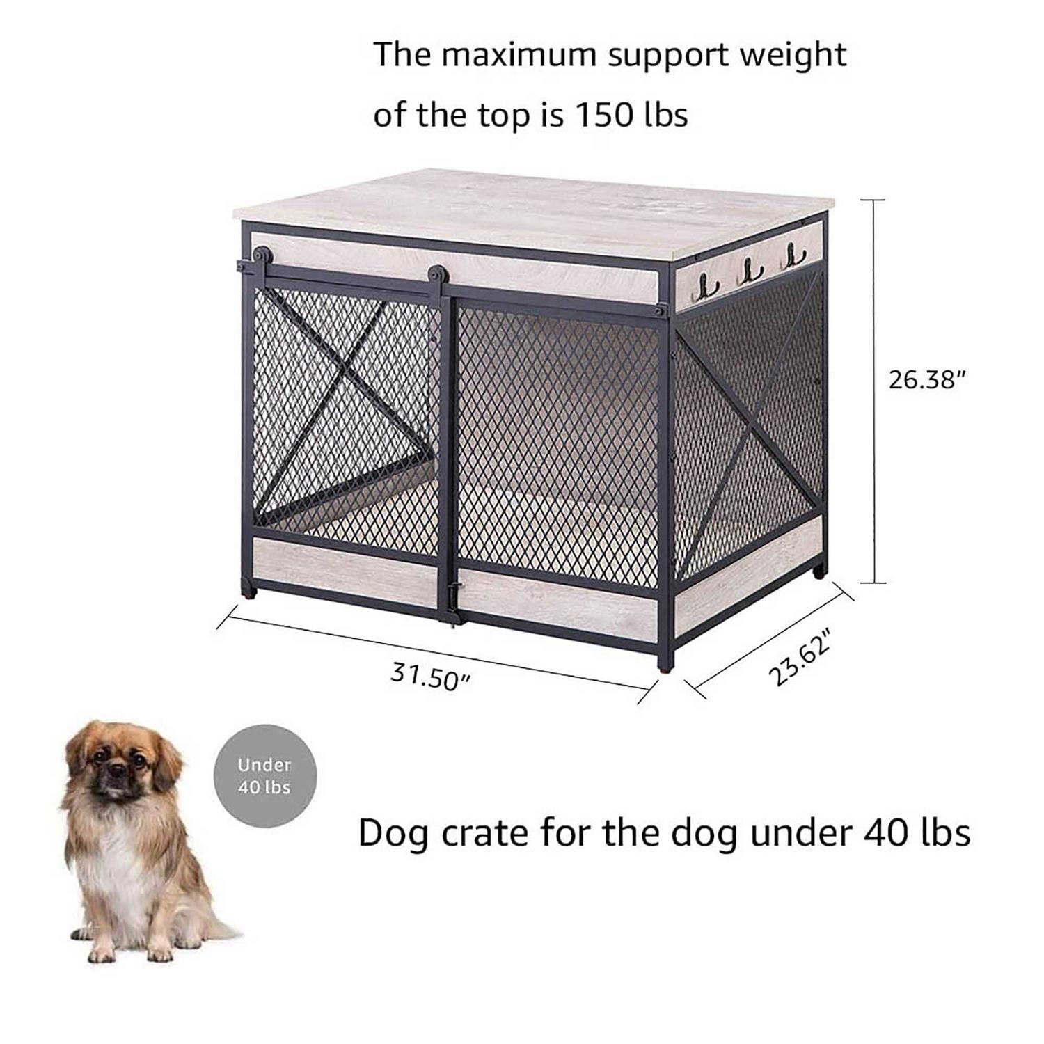 Unipaws Furniture Style Sliding Door Dog Crate - Pet Supplies online store