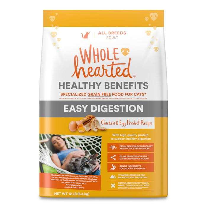 WholeHearted Grain Free Chicken Formula Dry Cat Food - Pet Supplies online store