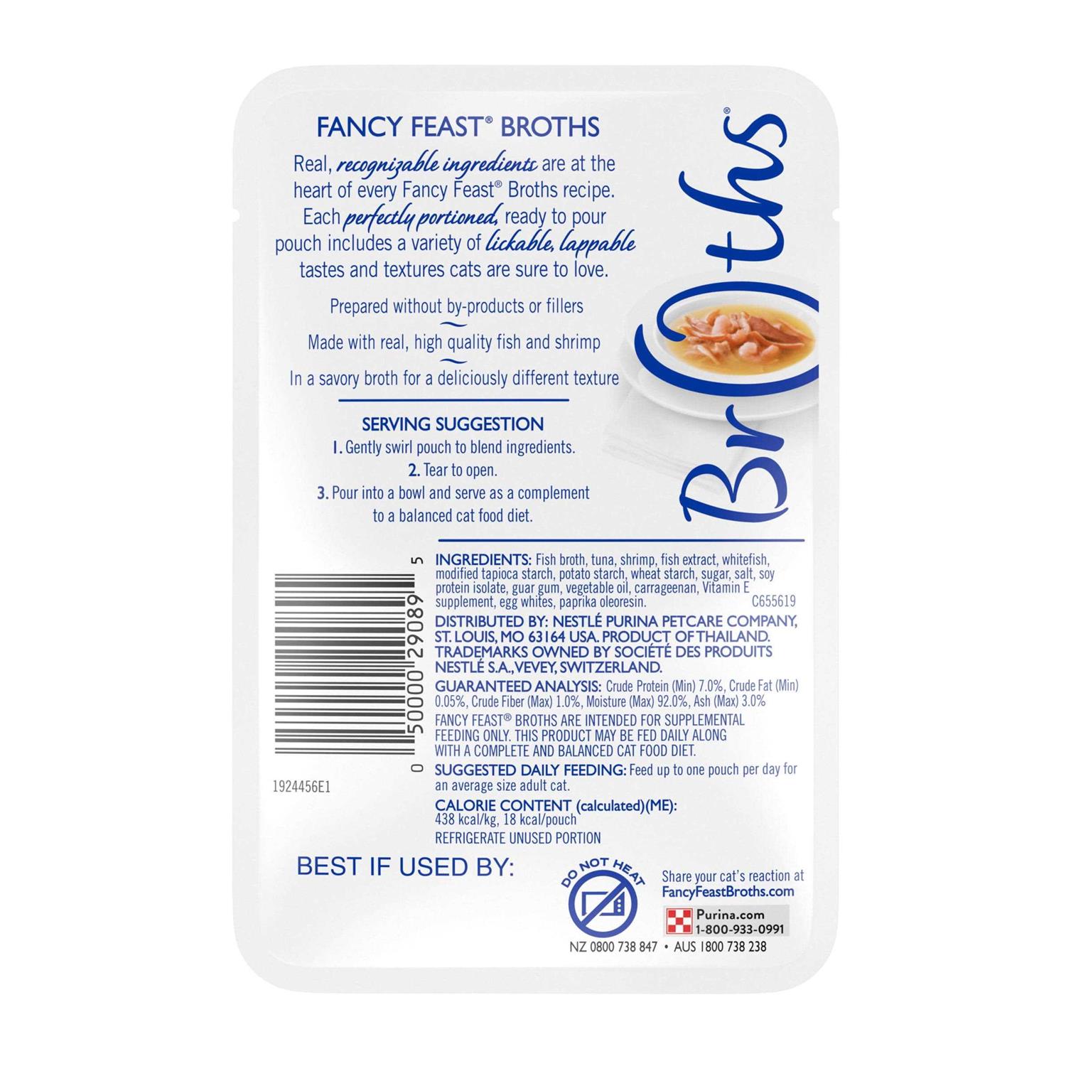 Fancy Feast Broths Classic Wet Cat Food - Pet Supplies online store