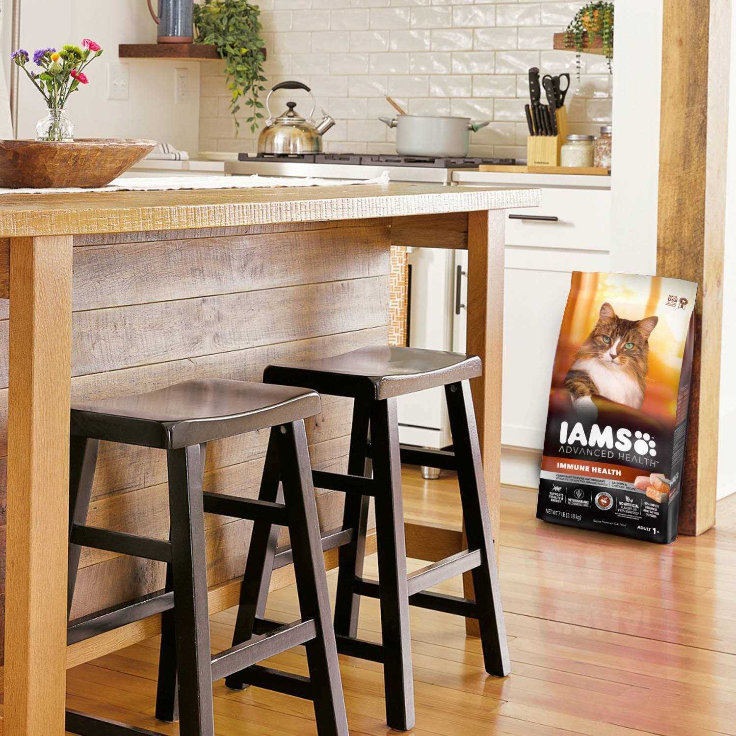 Iams Advanced Health Immune Health Salmon Chicken Recipe Adult Dry Cat Food - Pet Supplies online store