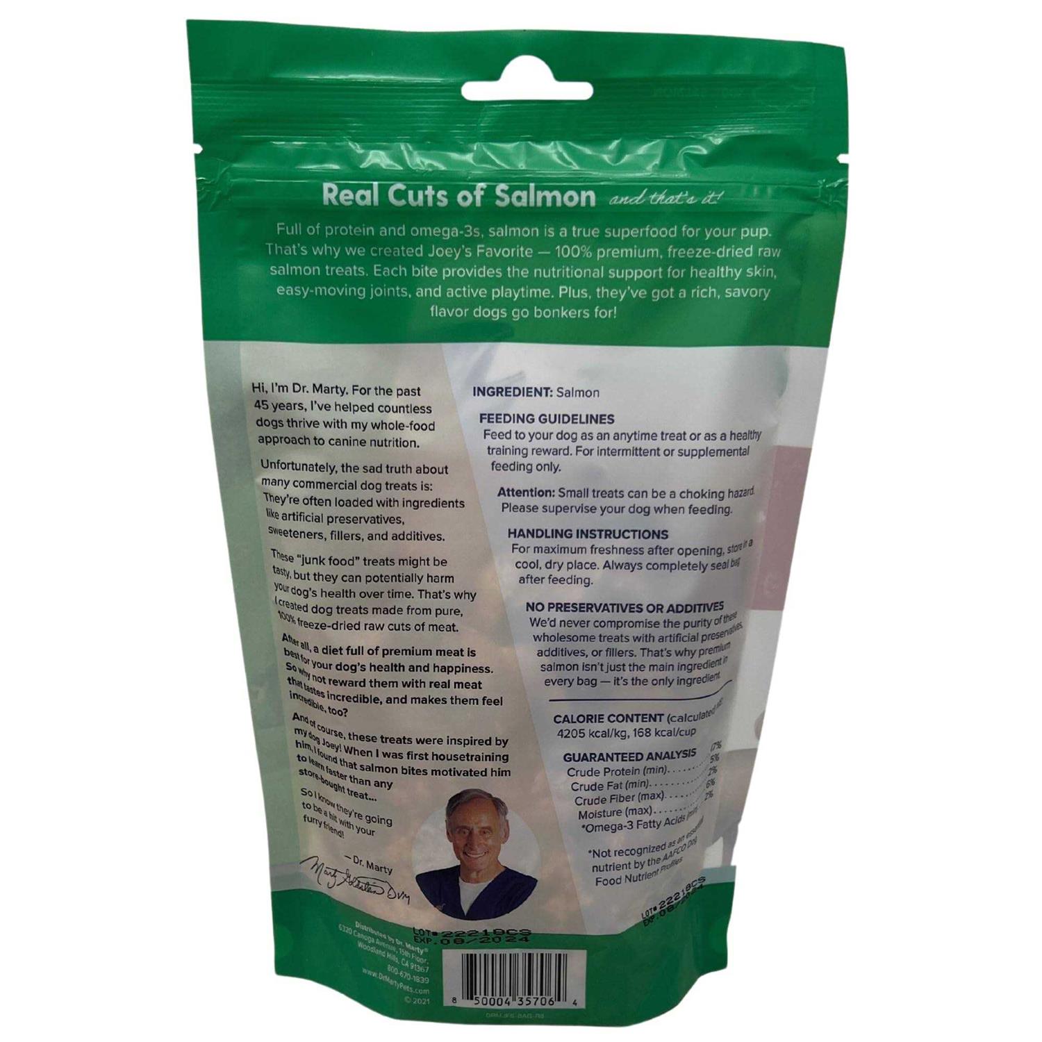 Dr. Marty Joey's Favorite Salmon Dog Treat - Pet Supplies online store