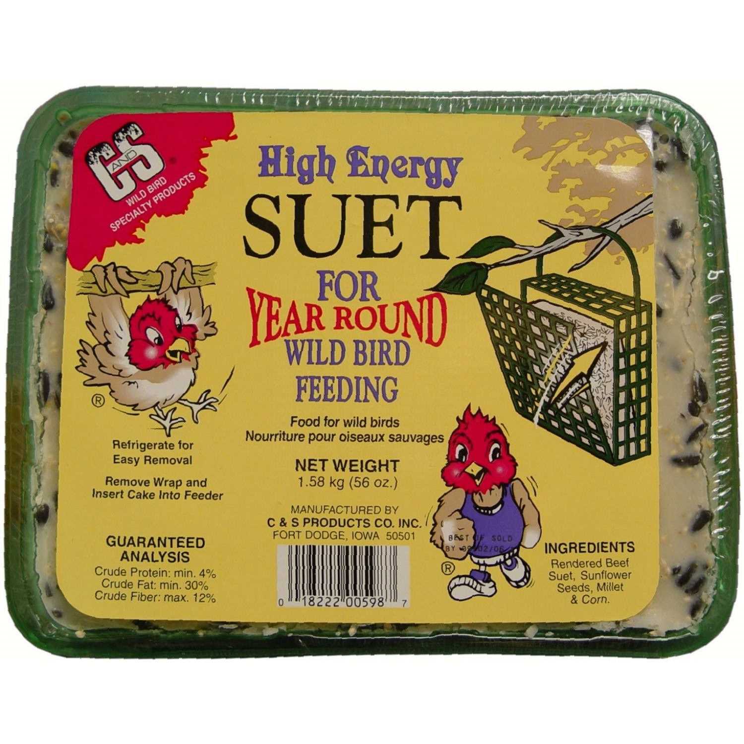 C&S High Energy Suet - Pet Supplies online store