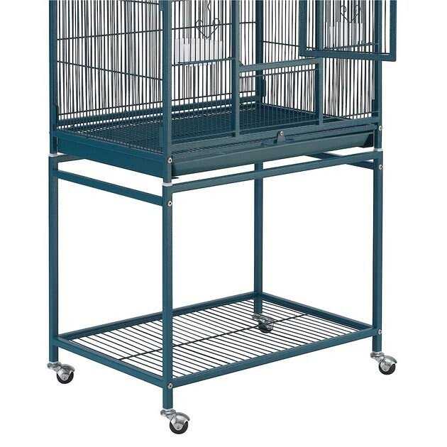Yaheetech 54-in Rolling Metal Large Parrot Cage Mobile Bird Cage with Detachable Stand - Pet Supplies online store
